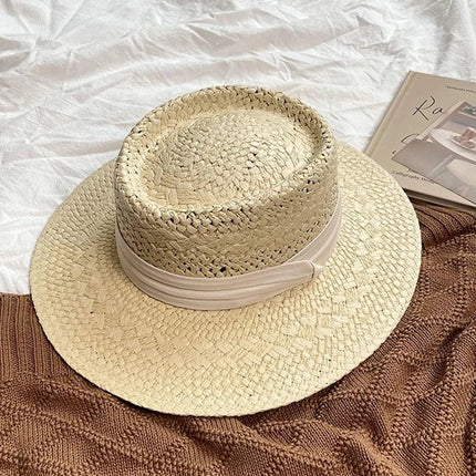 Chapeau de soleil ajouré - Crème - M (56 - 58cm) | La boutique du chapeau