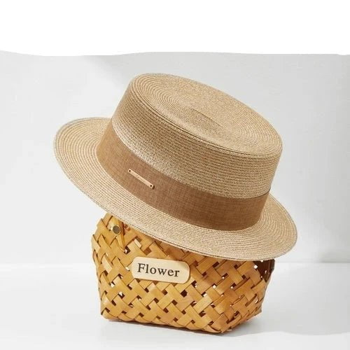 Chapeau de soleil de plage - Beige - M (56 - 58cm) | La boutique du chapeau