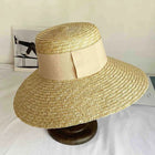 Chapeau de soleil large ruban - Beige - M (56 - 58cm) | La boutique du chapeau
