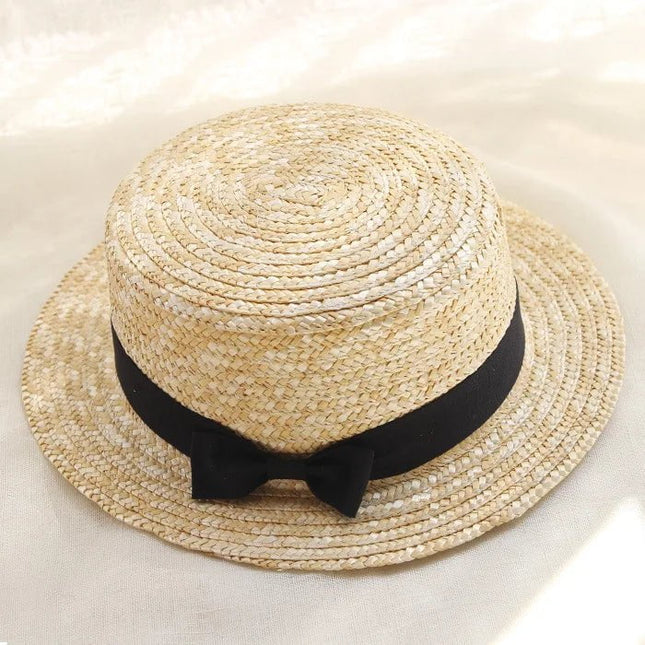 Chapeau de soleil paille - Beige - M (56 - 58cm) | La boutique du chapeau