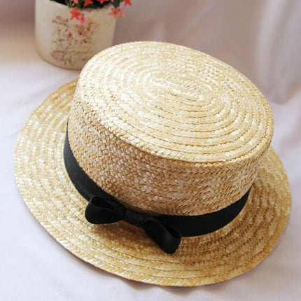 Chapeau de soleil paille - Beige - M (56 - 58cm) | La boutique du chapeau