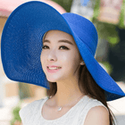 chapeau de soleil pliable - Bleu - M (56 - 58cm) | La boutique du chapeau
