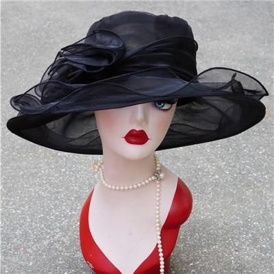 Chapeau de soleil pour femmes - Noir - M (56 - 58cm) | La boutique du chapeau