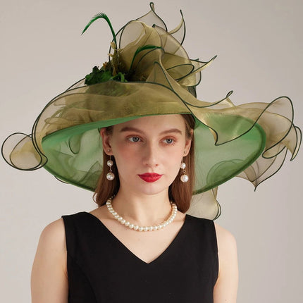 Chapeau d'église - Vert - M (56 - 58cm) | La boutique du chapeau
