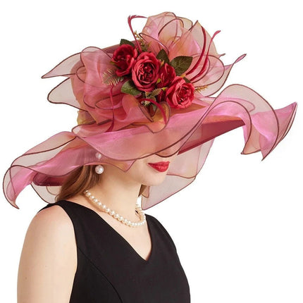Chapeau d'église - Rouge - M (56 - 58cm) | La boutique du chapeau