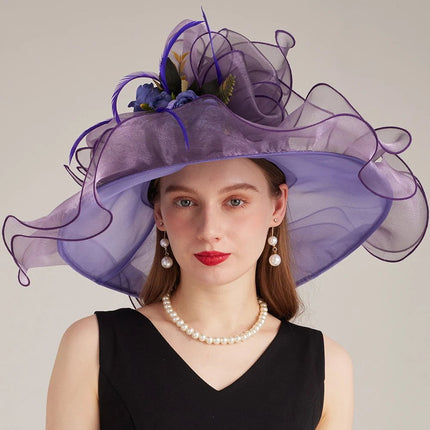 Chapeau d'église - Violet - M (56 - 58cm) | La boutique du chapeau