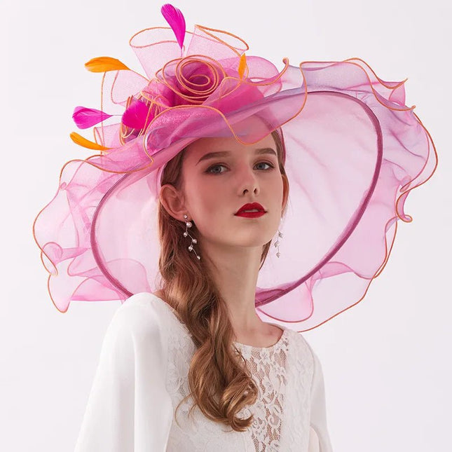 Chapeau d'église femme - Fushia - M (56 - 58cm) | La boutique du chapeau