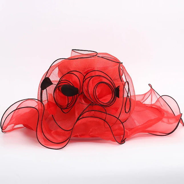 Chapeau d'église femme - Rouge - M (56 - 58cm) | La boutique du chapeau