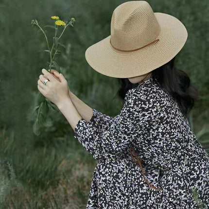Chapeau d'été en paille - Beige - M (56 - 58cm) | La boutique du chapeau