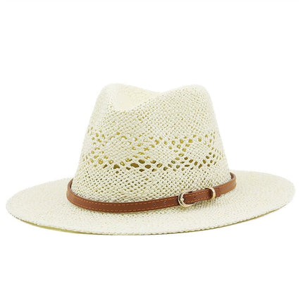 Chapeau d'été provençal en paille - Crème - M (56 - 58cm) | La boutique du chapeau