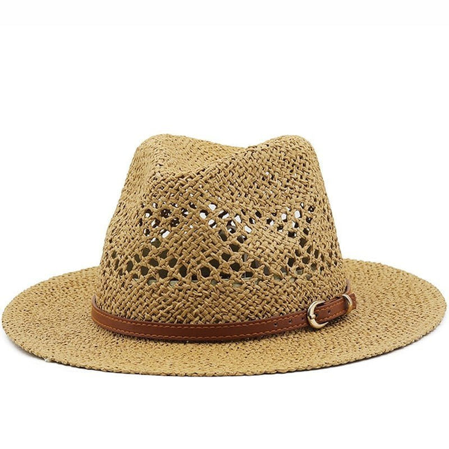 Chapeau d'été provençal en paille - Khaki - M (56 - 58cm) | La boutique du chapeau