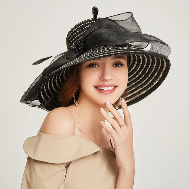 Chapeau élégant à design moderne - Café - L (58 - 59cm) | La boutique du chapeau