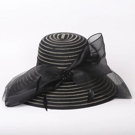 Chapeau élégant à design moderne - Noir - L (58 - 59cm) | La boutique du chapeau