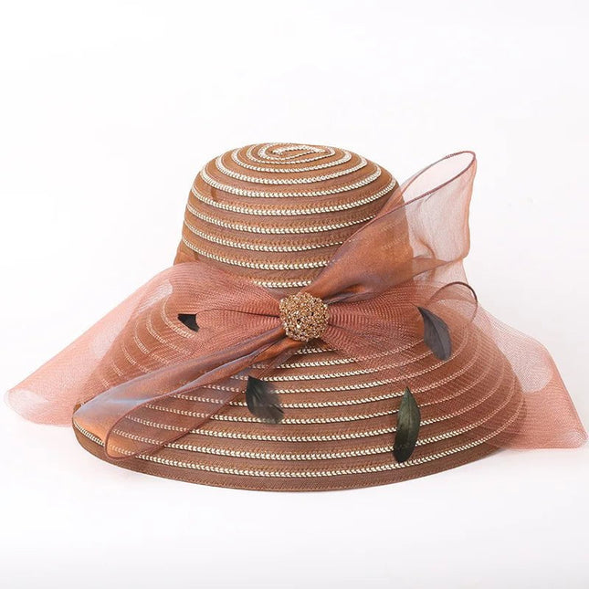 Chapeau élégant à design moderne - Café - L (58 - 59cm) | La boutique du chapeau