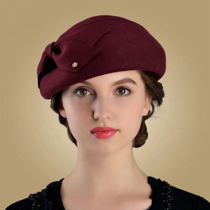 Chapeau en feutre - Bleu - M (56 - 58cm) | La boutique du chapeau