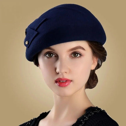 Chapeau en feutre - Rose - M (56 - 58cm) | La boutique du chapeau