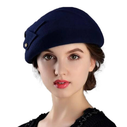 Chapeau en feutre - Bleu - M (56 - 58cm) | La boutique du chapeau