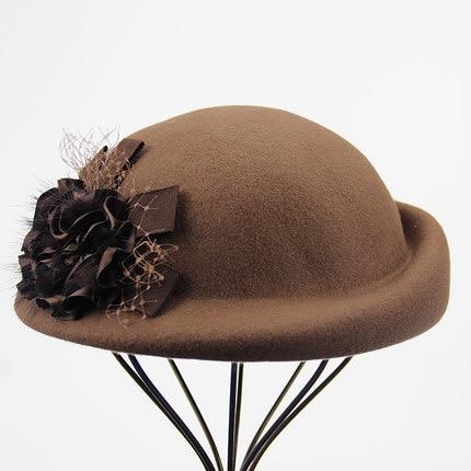 Chapeau en feutre de laine - Café - M (56 - 58cm) | La boutique du chapeau