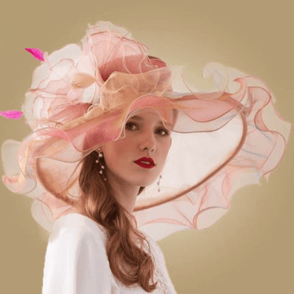 Chapeau en Organza - Or - M (56 - 58cm) | La boutique du chapeau