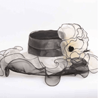 Beige/blanc / M (56-58cm)