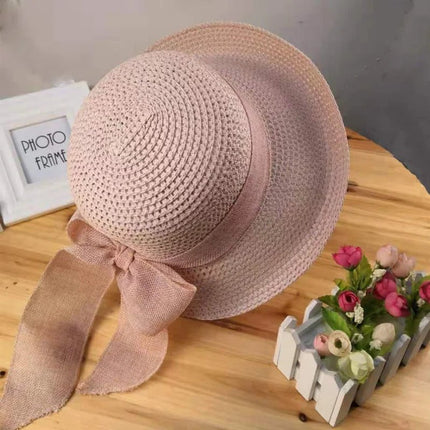Chapeau en paille femme - Rose - M (56 - 58cm) | La boutique du chapeau