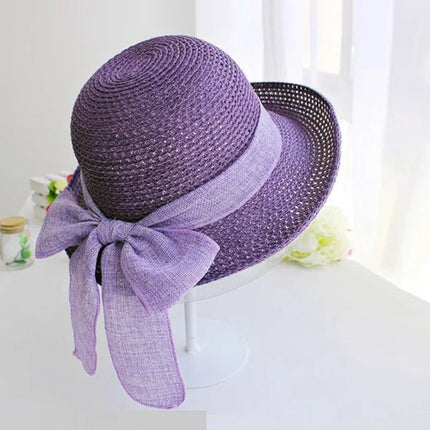 Chapeau en paille femme - Rose - M (56 - 58cm) | La boutique du chapeau