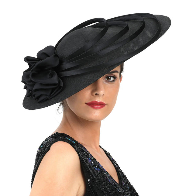 Chapeau fascinateur noir - Noir - | La boutique du chapeau