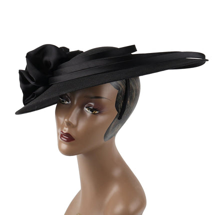 Chapeau fascinateur noir - Noir - | La boutique du chapeau