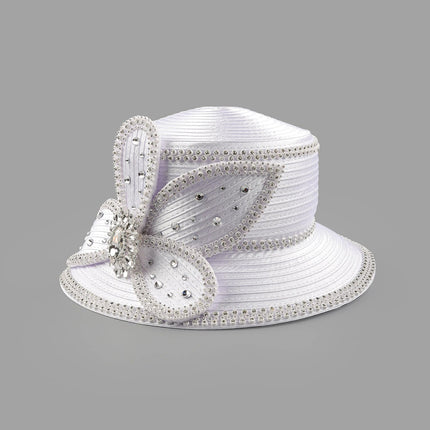 Chapeau Fascinator Blanc - 6 - M (56 - 58cm) | La boutique du chapeau