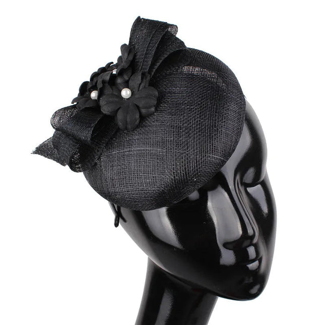 Chapeau Fascinator Fantaisie - Noir - | La boutique du chapeau
