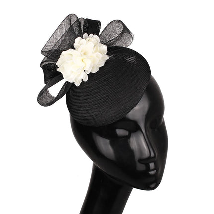 Chapeau Fascinator Festif - Noir - | La boutique du chapeau