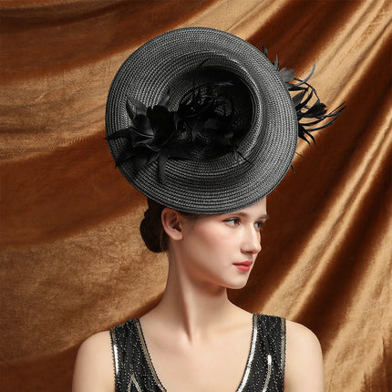 Chapeau Fascinator Gala - Jaune - | La boutique du chapeau