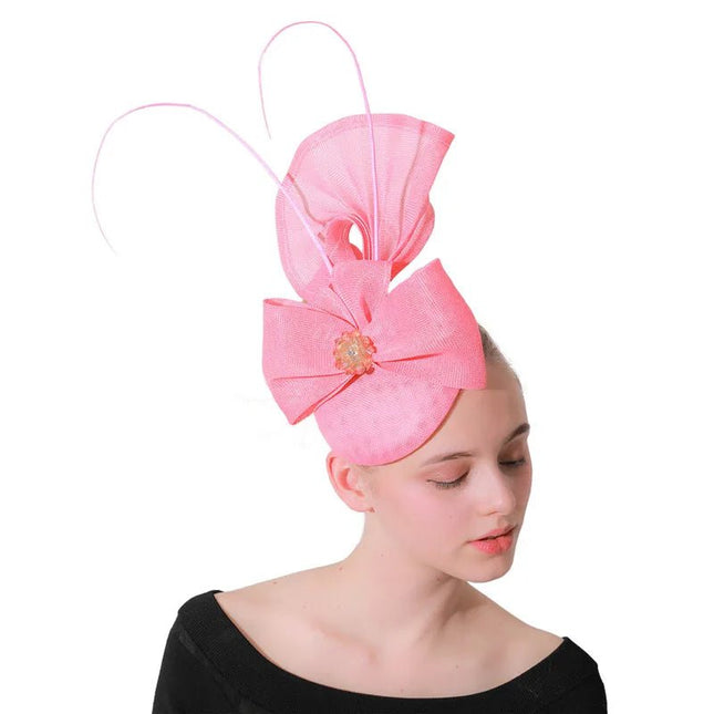 Chapeau Fascinator Perles - Rouge - | La boutique du chapeau