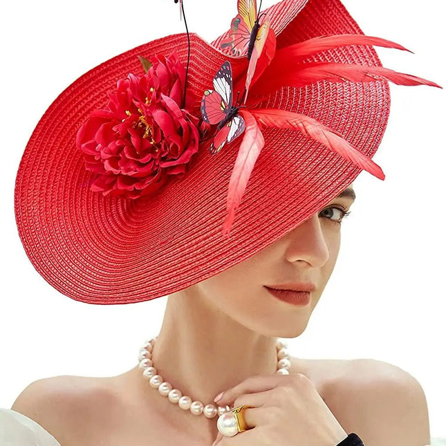 Chapeau Fascinator Plumes - Blanc - 2 - | La boutique du chapeau