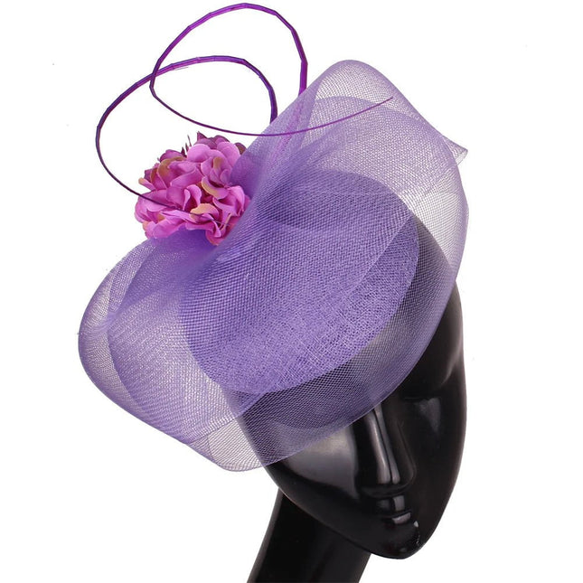 Chapeau Fascinator Prestige - Lavande - | La boutique du chapeau