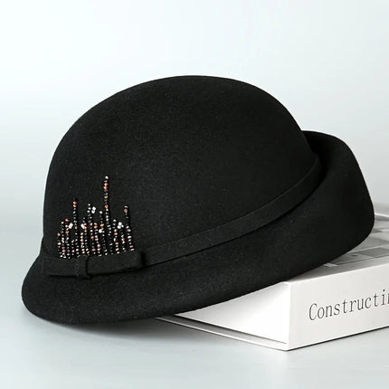 Chapeau fedora - Noir - M (56 - 58cm) | La boutique du chapeau