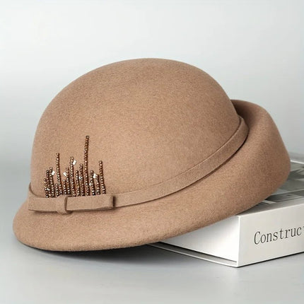 Chapeau fedora - Kaki - M (56 - 58cm) | La boutique du chapeau