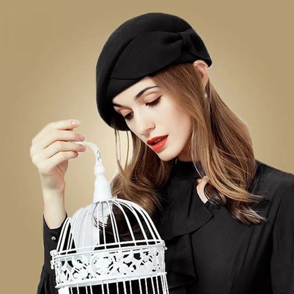 Chapeau Fedora Automne pour Femme - Rouge - | La boutique du chapeau