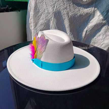 Chapeau Fedora Bohème en Feutre - 2 - M (56 - 58cm) | La boutique du chapeau