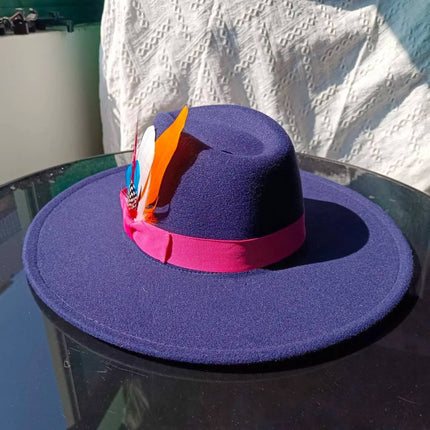 Chapeau Fedora Bohème en Feutre - 20 - M (56 - 58cm) | La boutique du chapeau