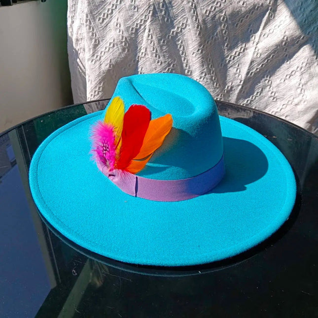 Chapeau Fedora Bohème en Feutre - 1 - M (56 - 58cm) | La boutique du chapeau