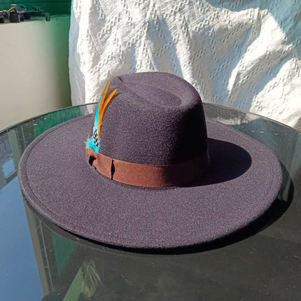 Chapeau Fedora Bohème en Feutre - 19 - M (56 - 58cm) | La boutique du chapeau