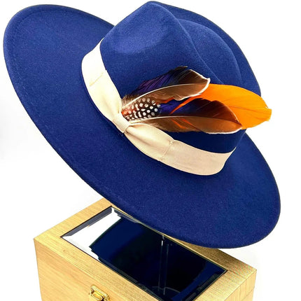 Chapeau Fedora Bohème en Feutre - 44 - M (56 - 58cm) | La boutique du chapeau