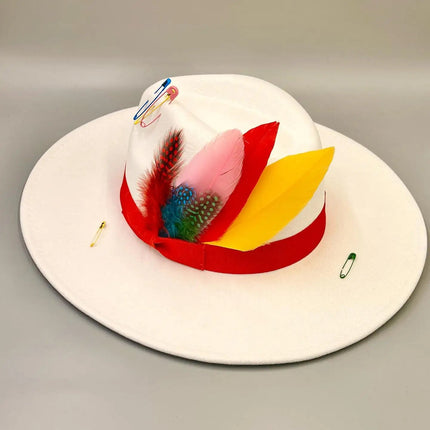 Chapeau Fedora Bohème en Feutre - 25 - M (56 - 58cm) | La boutique du chapeau
