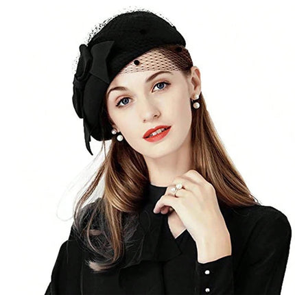 Chapeau Fedora Chic pour Femme - Noir - M (56 - 58cm) | La boutique du chapeau