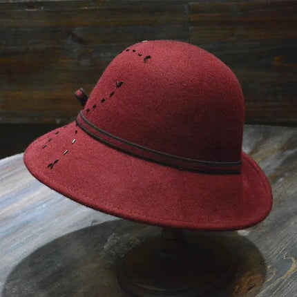 Chapeau Fedora Élaboré pour Femme - Marron - M (56 - 58cm) | La boutique du chapeau