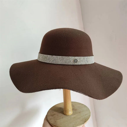 Chapeau Fedora Élégant en Feutre - 39 - M (56 - 58cm) | La boutique du chapeau