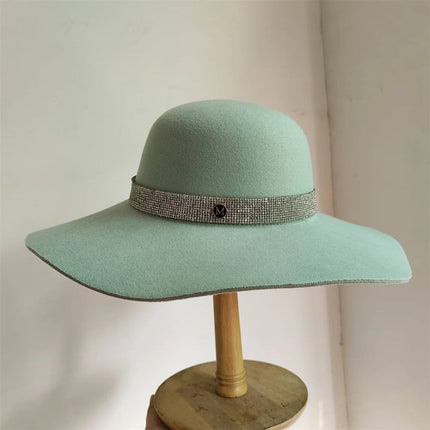Chapeau Fedora Élégant en Feutre - 30 - M (56 - 58cm) | La boutique du chapeau