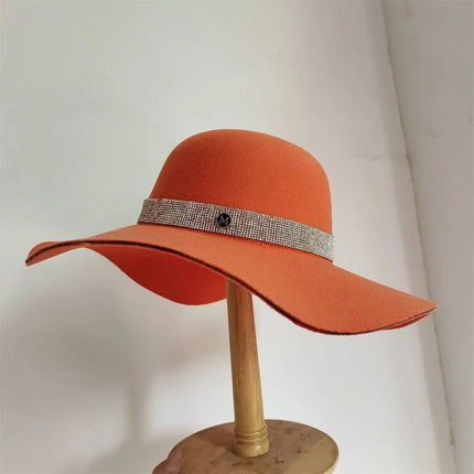 Chapeau Fedora Élégant en Feutre - 41 - M (56 - 58cm) | La boutique du chapeau