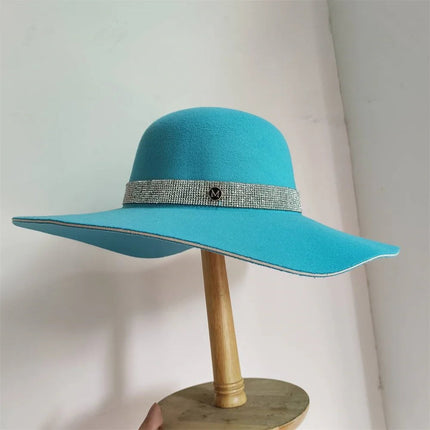 Chapeau Fedora Élégant en Feutre - 27 - M (56 - 58cm) | La boutique du chapeau